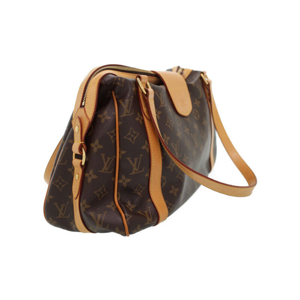 Louis Vuitton Brown Shoulder Bag Stresa Monogram Leather